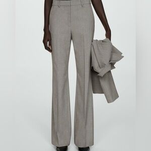 Mango High Waist Flare Trousers - NWT!